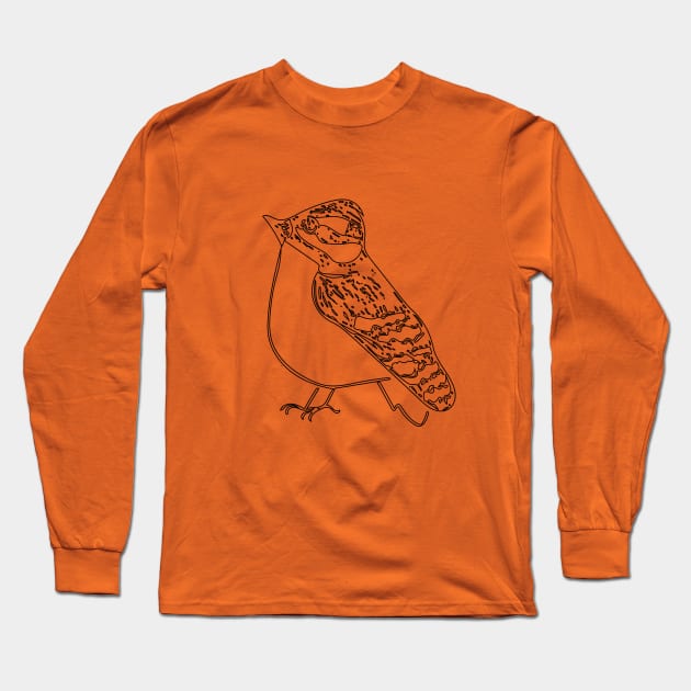 Bird Art Long Sleeve T-Shirt by fruitfulart